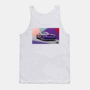 Dodge Challenger Illustration Tank Top